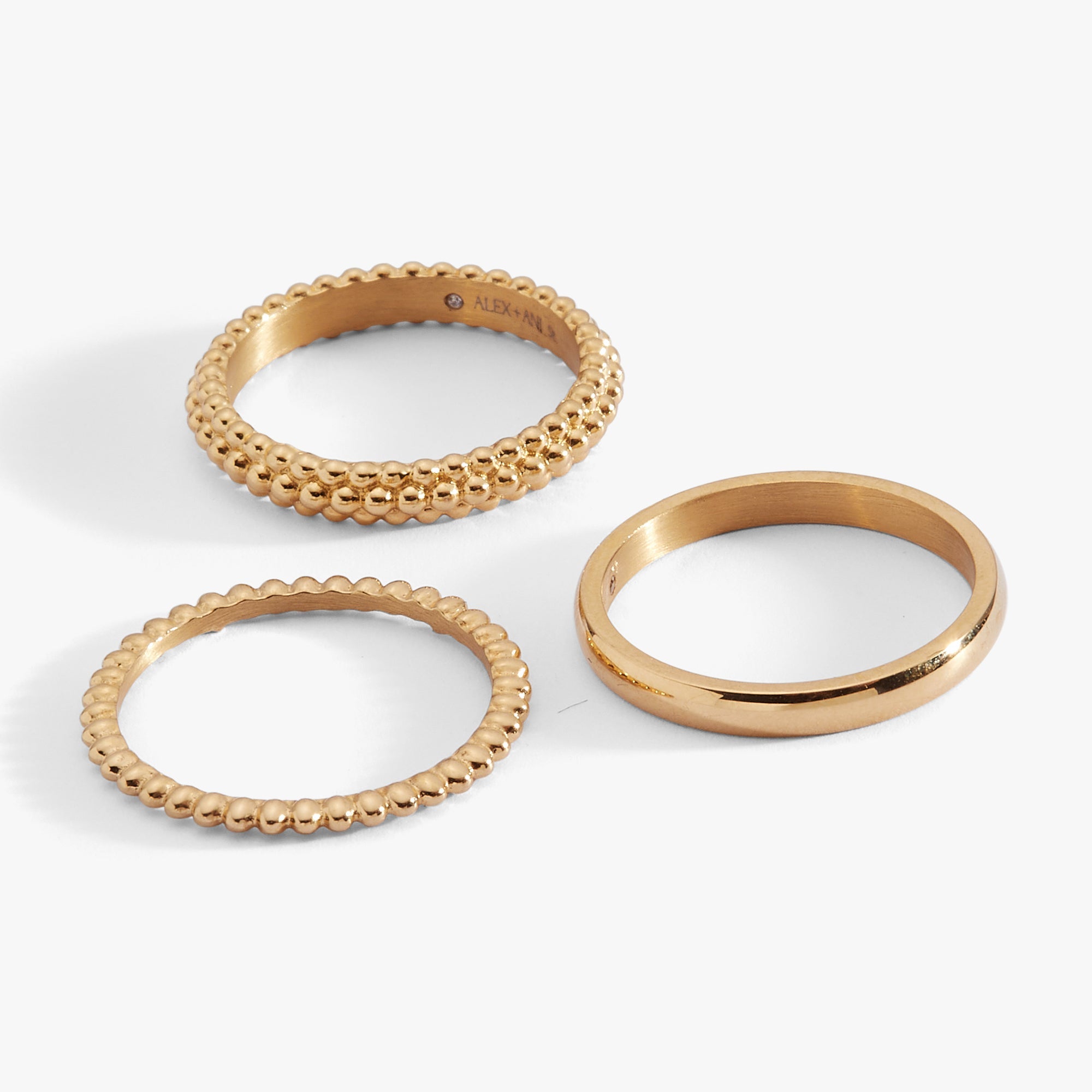 Ball Stacking Ring Set of 3 - Aaria Tees Aaria Tees