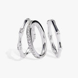 Bamboo Trio Ring Set - Aaria Tees Aaria Tees