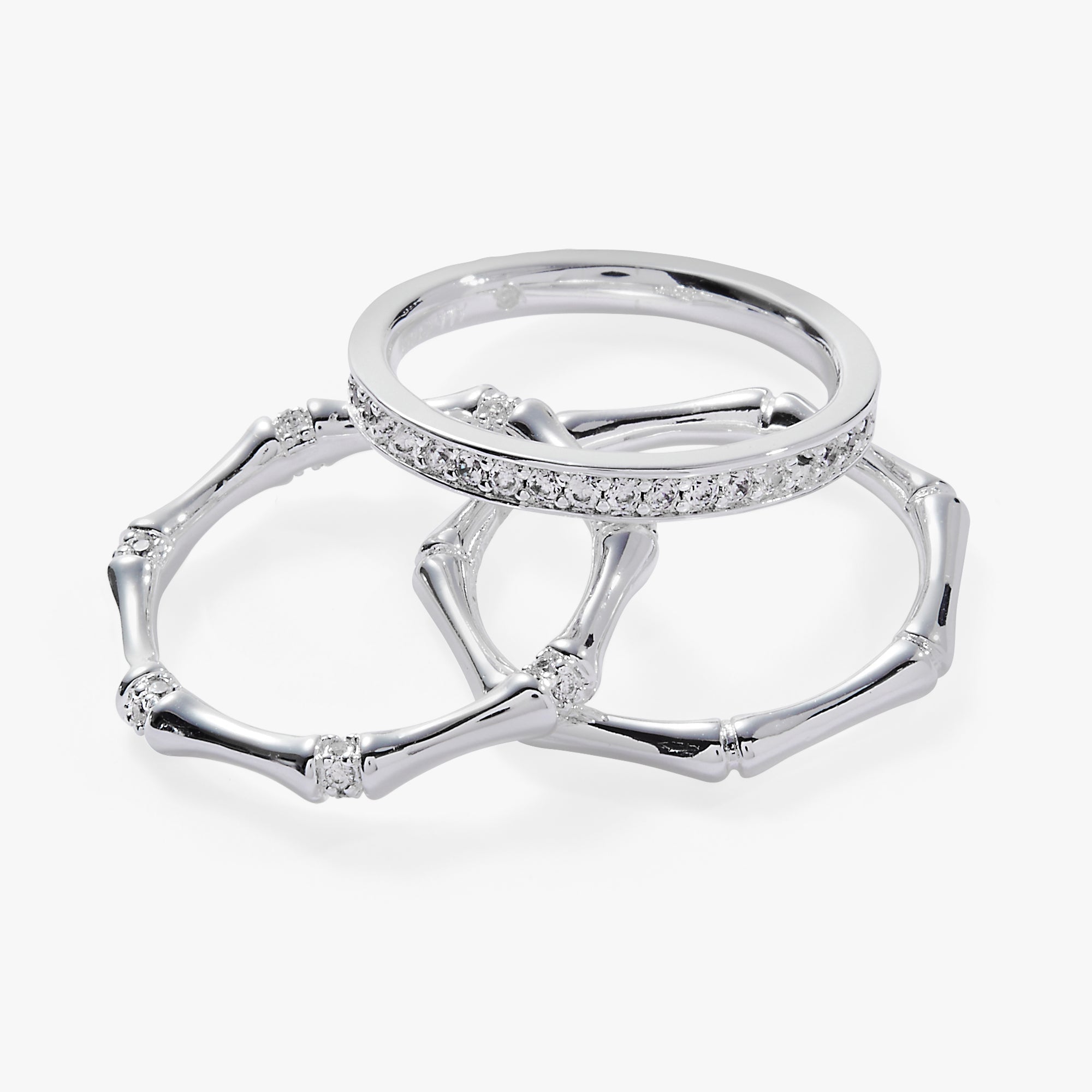 Bamboo Trio Ring Set - Aaria Tees Aaria Tees