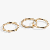 Bamboo Trio Ring Set - Aaria Tees Aaria Tees