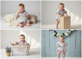 Bamboo hydrangea romper - Aaria Tees Aaria Tees