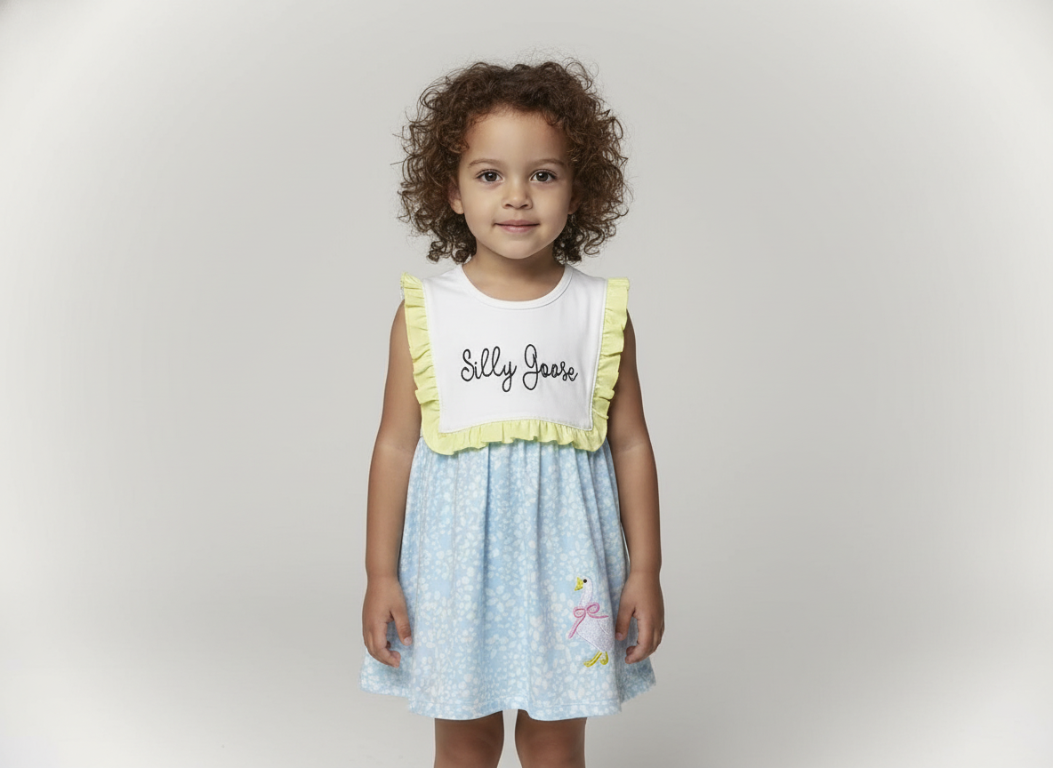 Silly goose cotton dress - Aaria Tees Aaria Tees