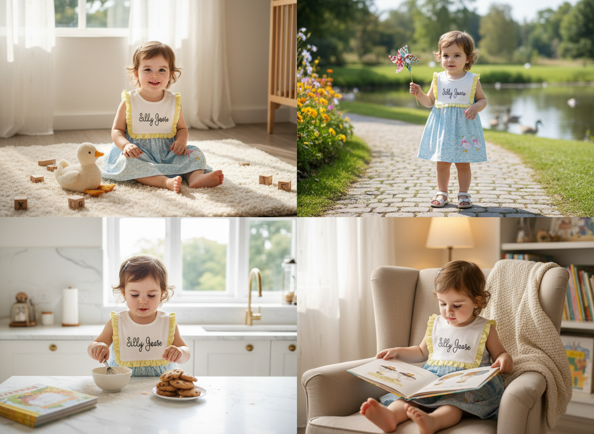 Silly goose cotton dress - Aaria Tees Aaria Tees