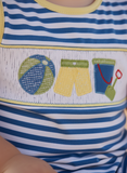 Beach day baby romper - Aaria Tees Aaria Tees