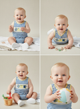 Beach day baby romper - Aaria Tees Aaria Tees