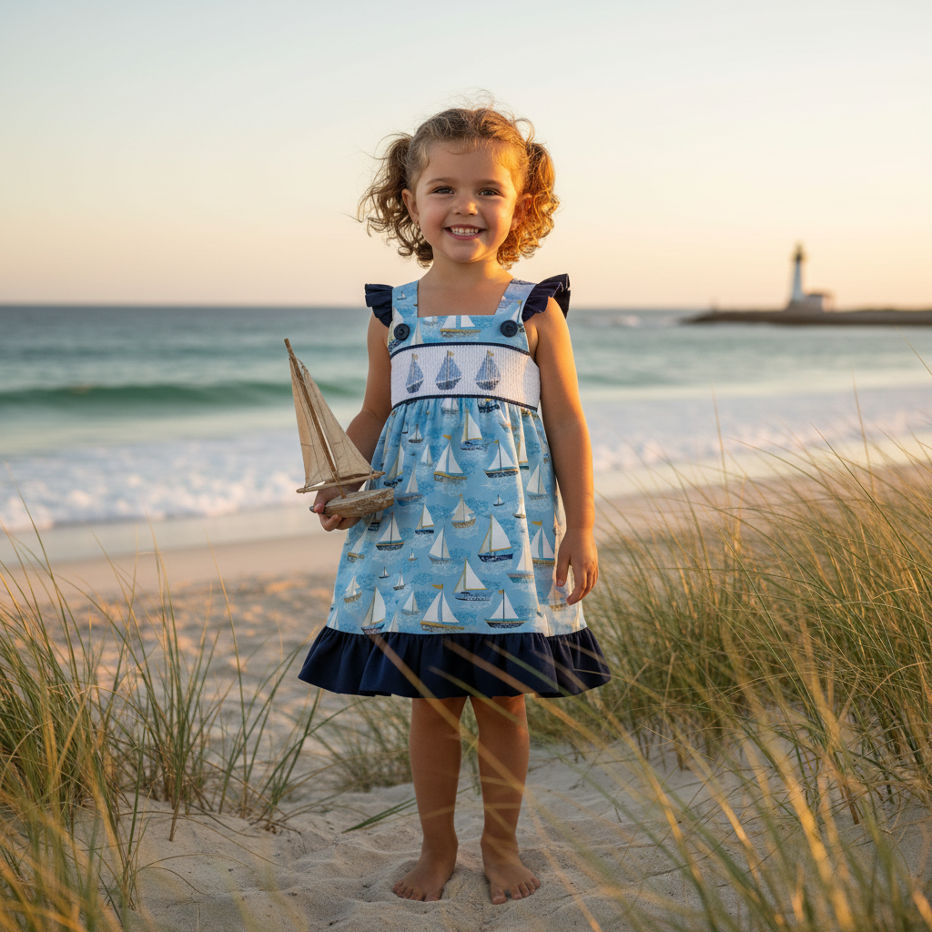 Sail away ruffle dress - Aaria Tees Aaria Tees