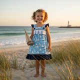 Sail away ruffle dress - Aaria Tees Aaria Tees