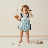 Sailboat Ruffle romper - Aaria Tees Aaria Tees