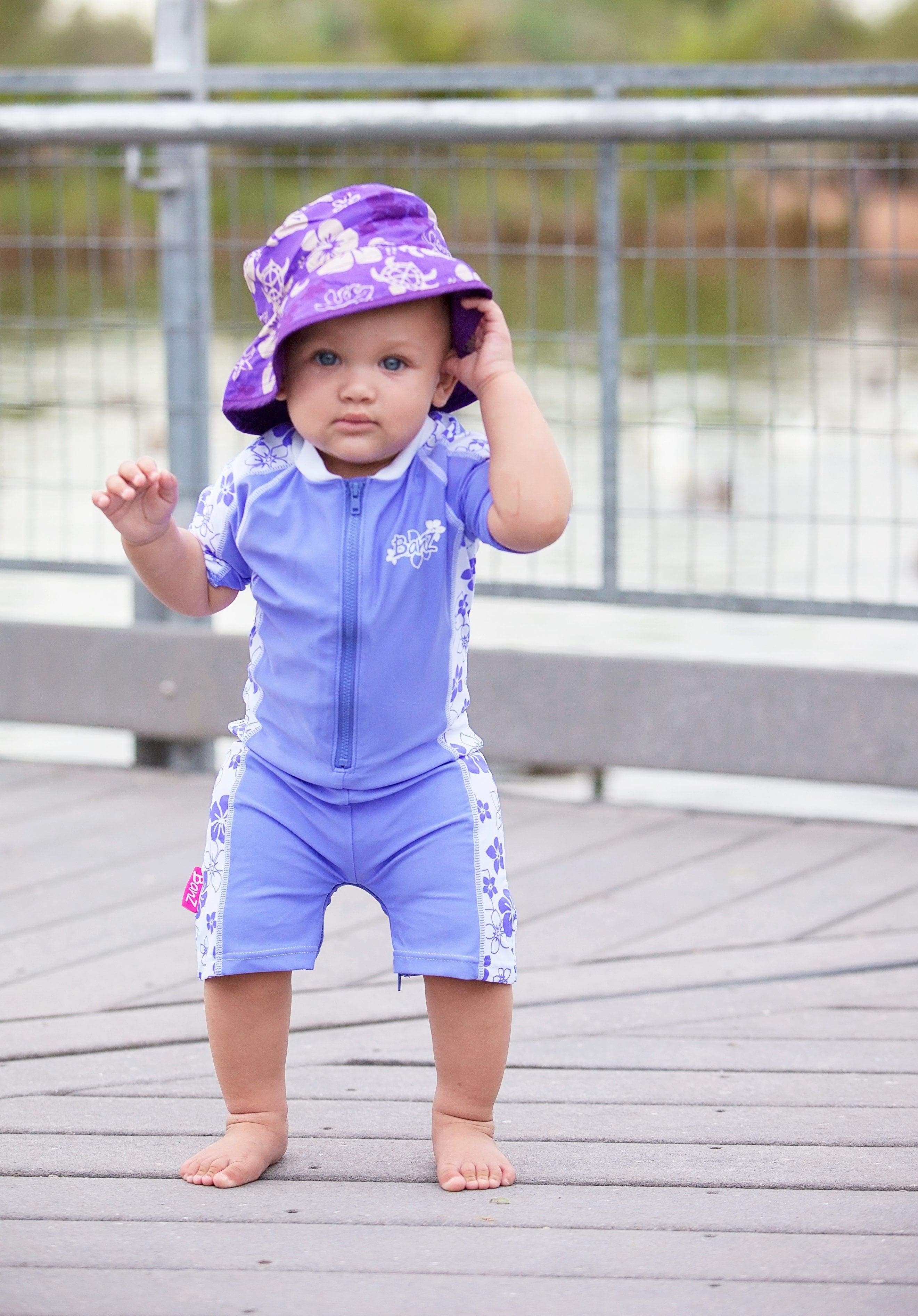 Baby Reversible Sun Hats with UPF 50+ Protection - Aaria Tees Aaria Tees