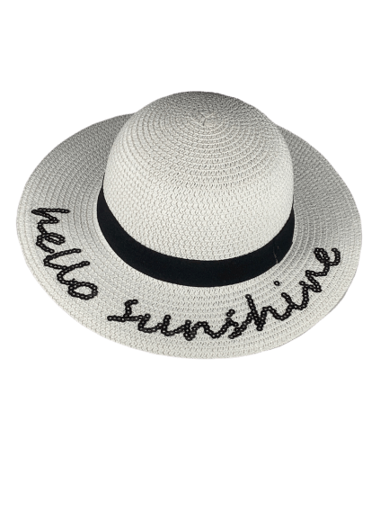 Hello Sunshine Sunhat with Sequins - Aaria Tees