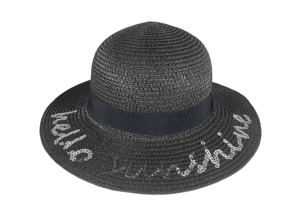 Hello Sunshine Sunhat with Sequins - Aaria Tees Aaria Tees