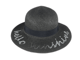 Hello Sunshine Sunhat with Sequins - Aaria Tees Aaria Tees