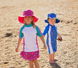 Toddler Reversible Sun Hats with UPF 50+ Protection - Aaria Tees Aaria Tees