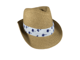 Fedora Sunhat with Band Detail - Aaria Tees Aaria Tees