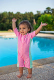 Toddler 2/2T/3 One Piece UV Swimsuit - Aaria Tees Aaria Tees