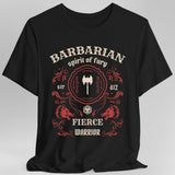 Barbarian Class Vintage Label T-Shirt - Aaria Tees Aaria Tees
