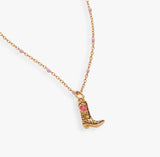 Barbie™ Cowboy Boot Pendant Necklace - Aaria Tees Aaria Tees