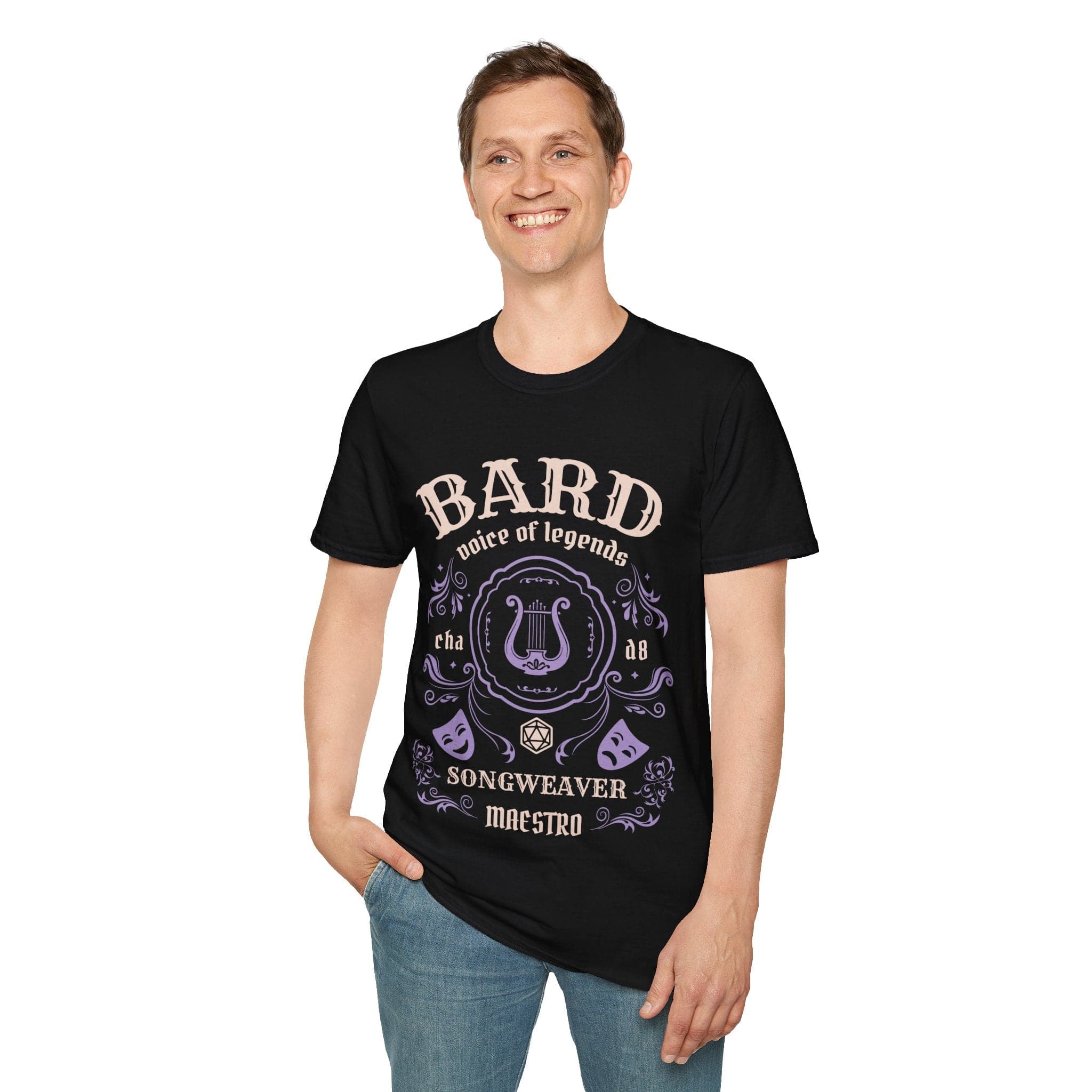 Bard Class Vintage Label T-Shirt - Aaria Tees Aaria Tees