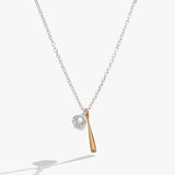 Ballgame Duo Charm Pendant Necklace - Aaria Tees Aaria Tees