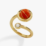 'Shoot Your Shot' Basketball Open Fidget Ring - Aaria Tees Aaria Tees