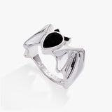 Crystal Bat Ring - Aaria Tees Aaria Tees