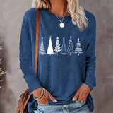 Women’s Christmas Shirt | Cute Christmas Tree Graphic Tee Aaria Tees