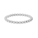 Beaded Stackable Ring - Silver Aaria Tees