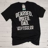 Bearded Inked Dad Tee - Aaria Tees Aaria Tees