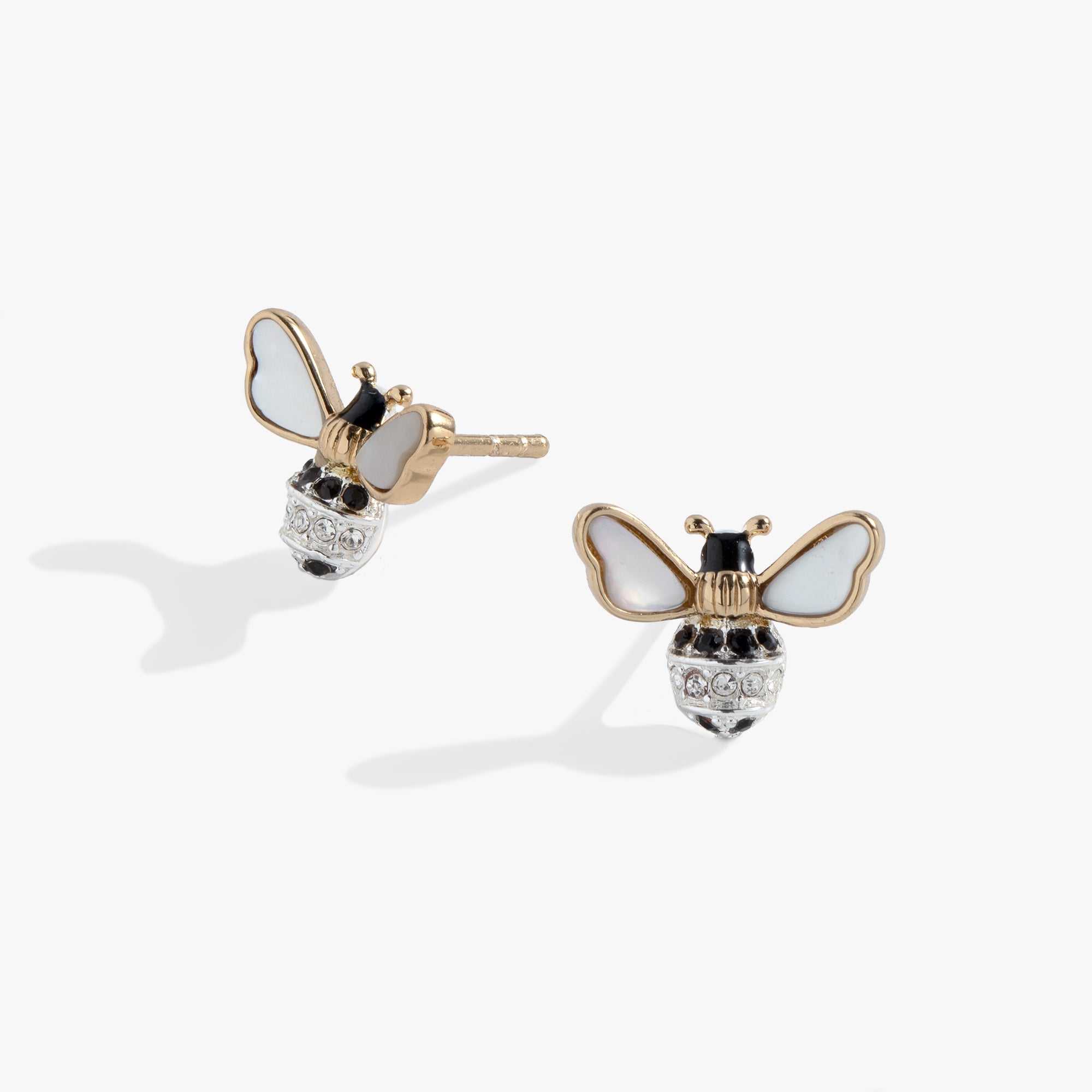 Bee Stud Earrings - Aaria Tees Aaria Tees