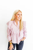 Bianca Statement Earrings - Lavender Honey - Aaria Tees Aaria Tees