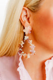 Bianca Statement Earrings - Lavender Honey - Aaria Tees Aaria Tees
