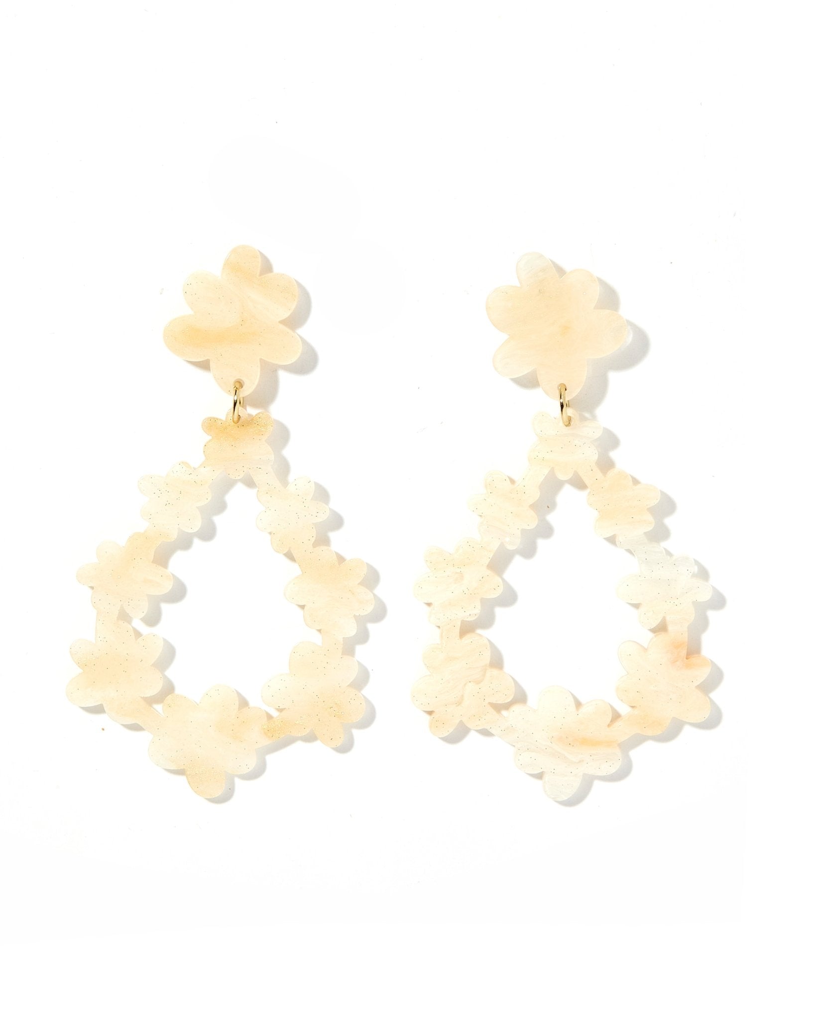 Bianca Statement Earrings - Milky Way - Aaria Tees Aaria Tees