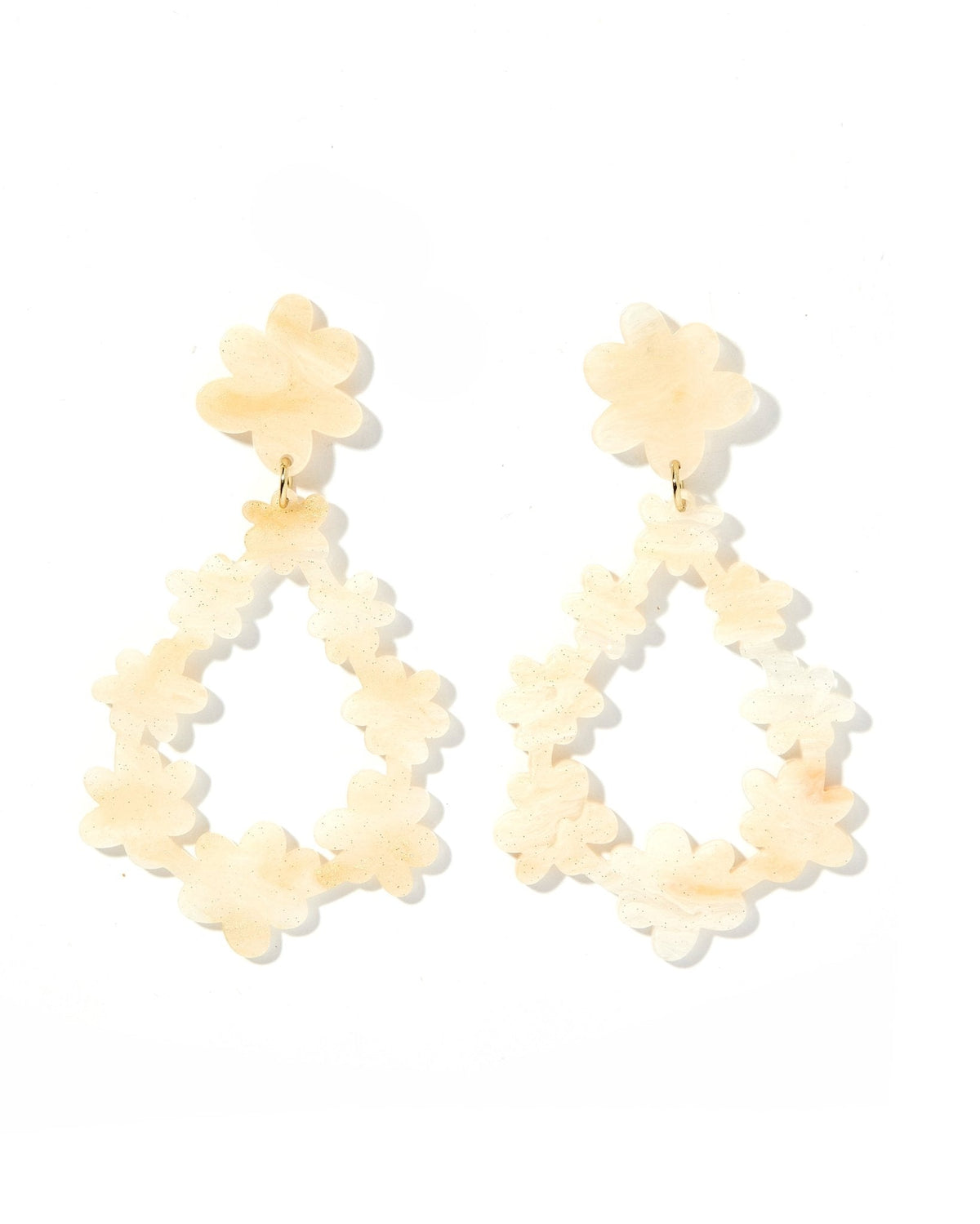 Bianca Statement Earrings - Milky Way - Aaria Tees