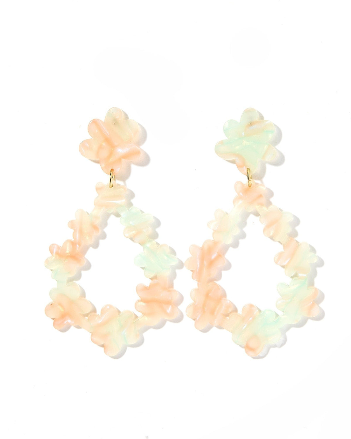 Bianca Statement Earrings - Pastel Punch - Aaria Tees