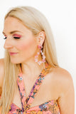 Bianca Statement Earrings - Rose Water - Aaria Tees Aaria Tees