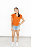 Bianca Statement Earrings - White Shell - Aaria Tees Aaria Tees