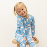 Pretty Pink Cat Big Kid Pajama Aaria Tees