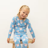 Pretty Pink Cat Big Kid Pajama Aaria Tees
