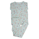 Mint Frenchie Puppy Big Kid Pajama Aaria Tees