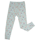 Mint Frenchie Puppy Big Kid Pajama Aaria Tees