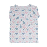 Pink Farm Hens Bamboo Big Kid Pajama Aaria Tees