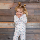 Pink Farm Hens Bamboo Big Kid Pajama Aaria Tees