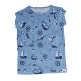 Pirate Ships Big Kid Pajama Aaria Tees
