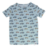 Surfing Beach Big Kid Pajama S/S Aaria Tees