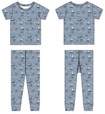 Pirate Ships Big Kid Pajama S/S Aaria Tees