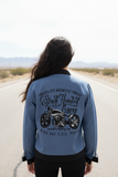 Black Hearted Gypsy | Women's Cotton Button Up Jacket | VCMCo. - Aaria Tees Aaria Tees