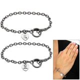 Bless This Woman Diabetes Ribbon Heart Bracelet - Aaria Tees Aaria Tees