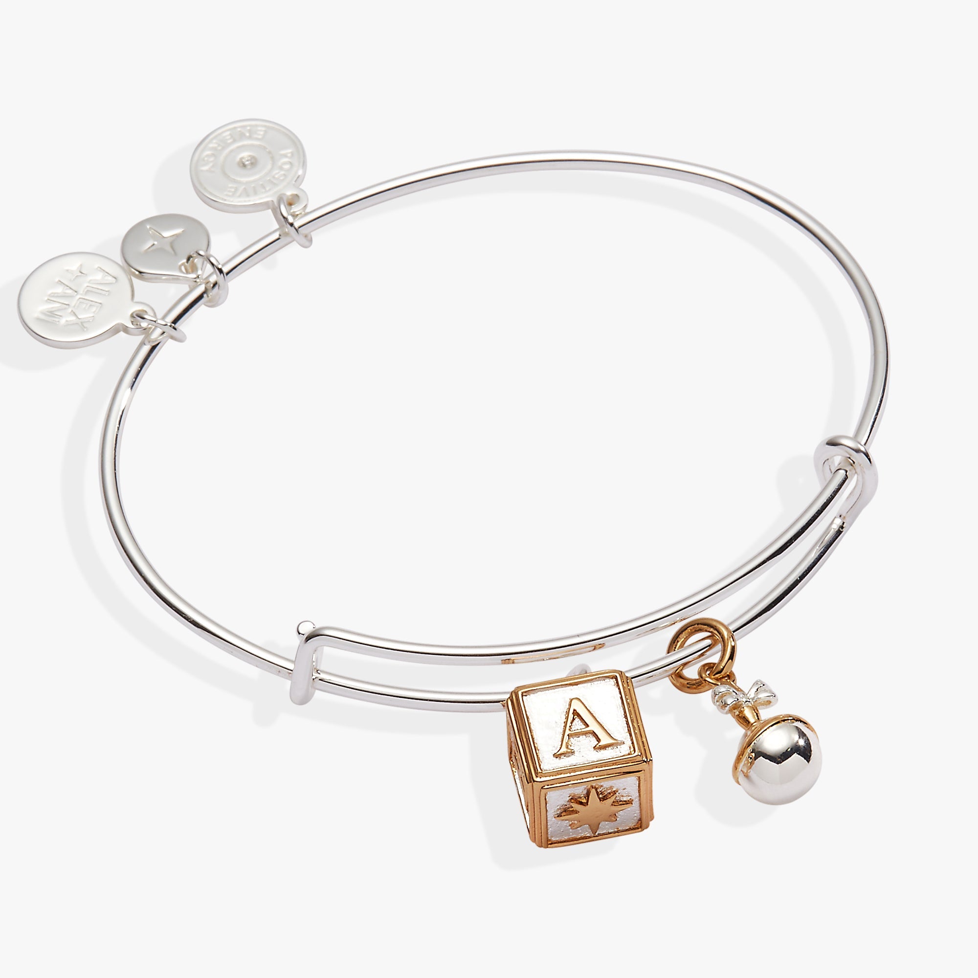 Baby Block and Rattle Bangle - Aaria Tees Aaria Tees