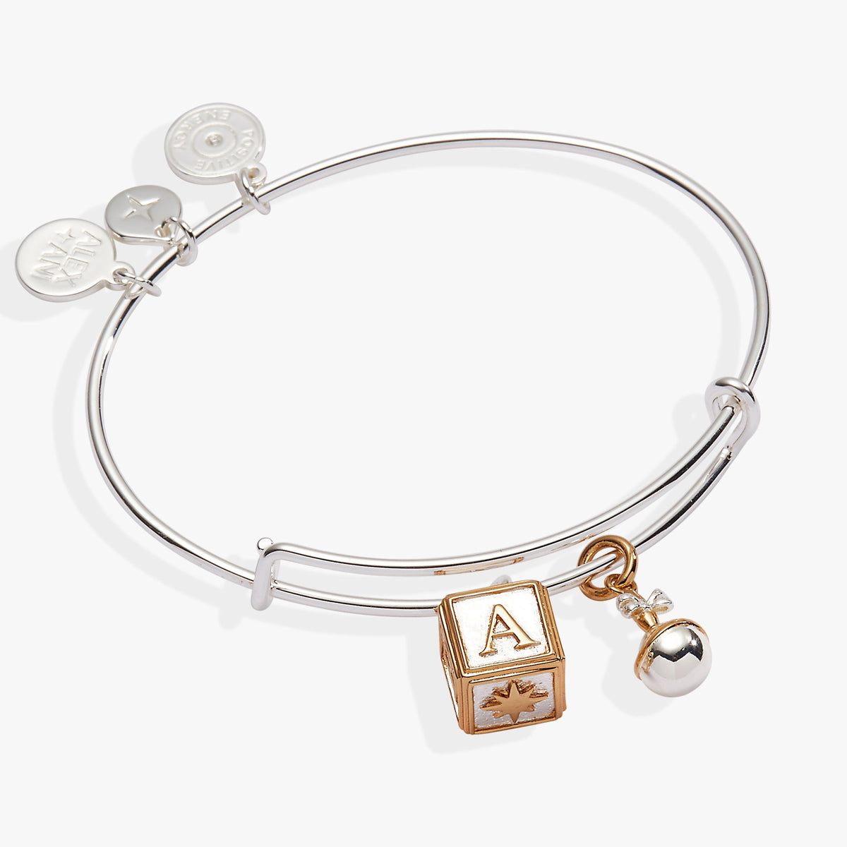 Baby Block and Rattle Bangle - Aaria Tees