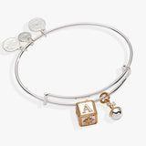 Baby Block and Rattle Bangle - Aaria Tees Aaria Tees